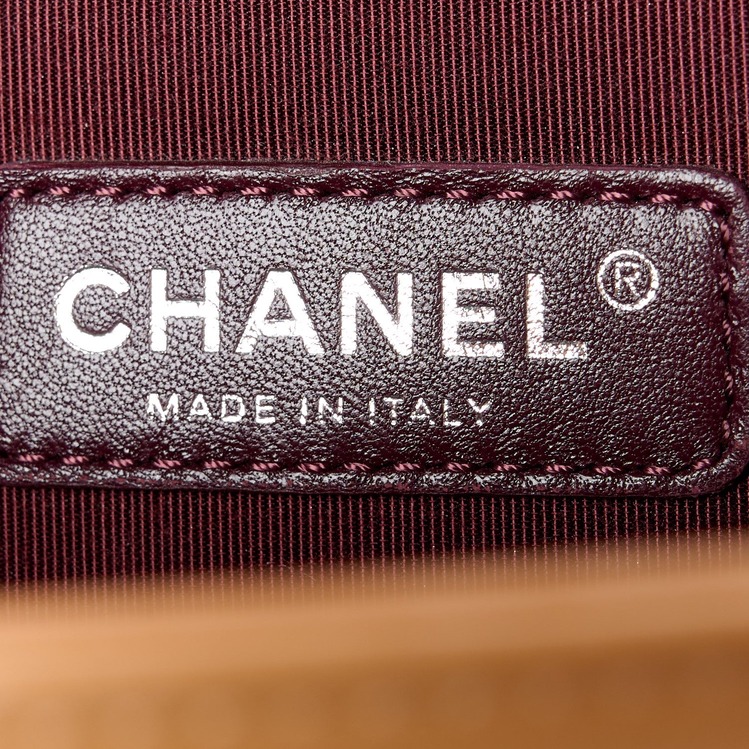 Chanel Calfskin Quilted Double Stitch New Medium Boy Flap Camel 6 of 10