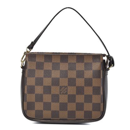 Louis Vuitton Damier Ebene Trousse Make Up Bag Pochette 1 of 10