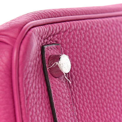 Hermes Togo Birkin 25 Rose Pourpre 35 of 46
