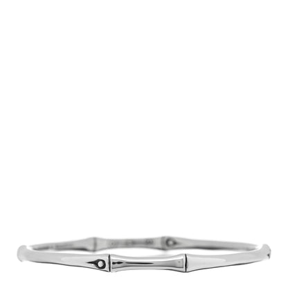 John Hardy Sterling Silver Slim Bamboo Bangle Bracelet 1 of 3