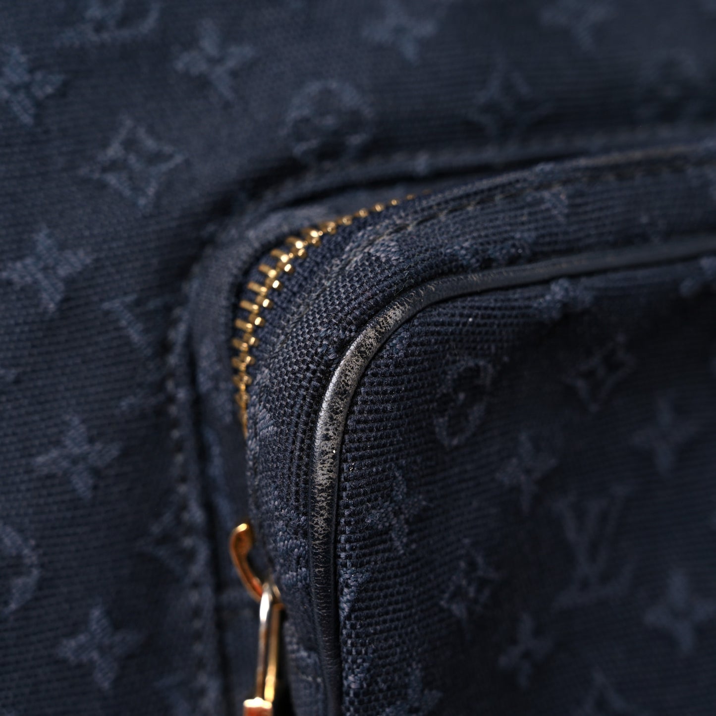 Mini Monogram Montsouris GM Backpack Blue