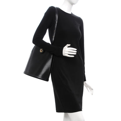 Louis Vuitton Epi Cluny Black 2 of 7