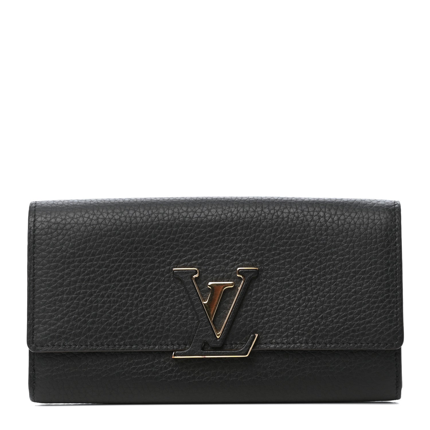 Louis Vuitton Taurillon Capucines Wallet Black 1 of 7