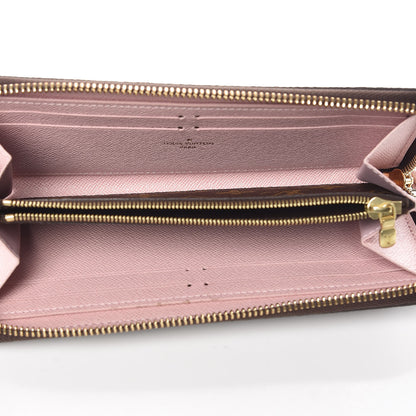 Louis Vuitton Monogram Clemence Wallet Rose Ballerine 5 of 9
