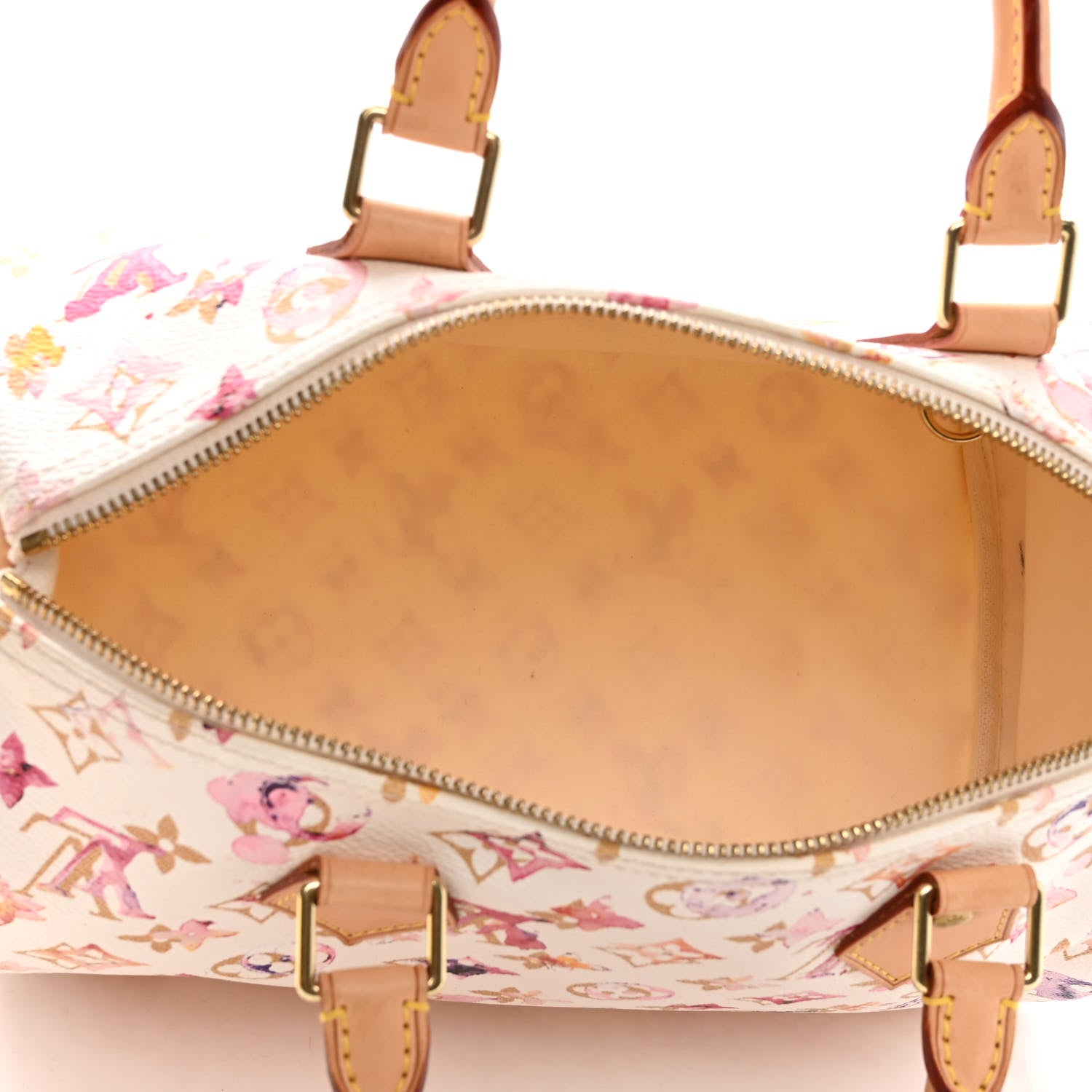 Louis Vuitton Watercolor Aquarelle Speedy 30 White 5 of 11