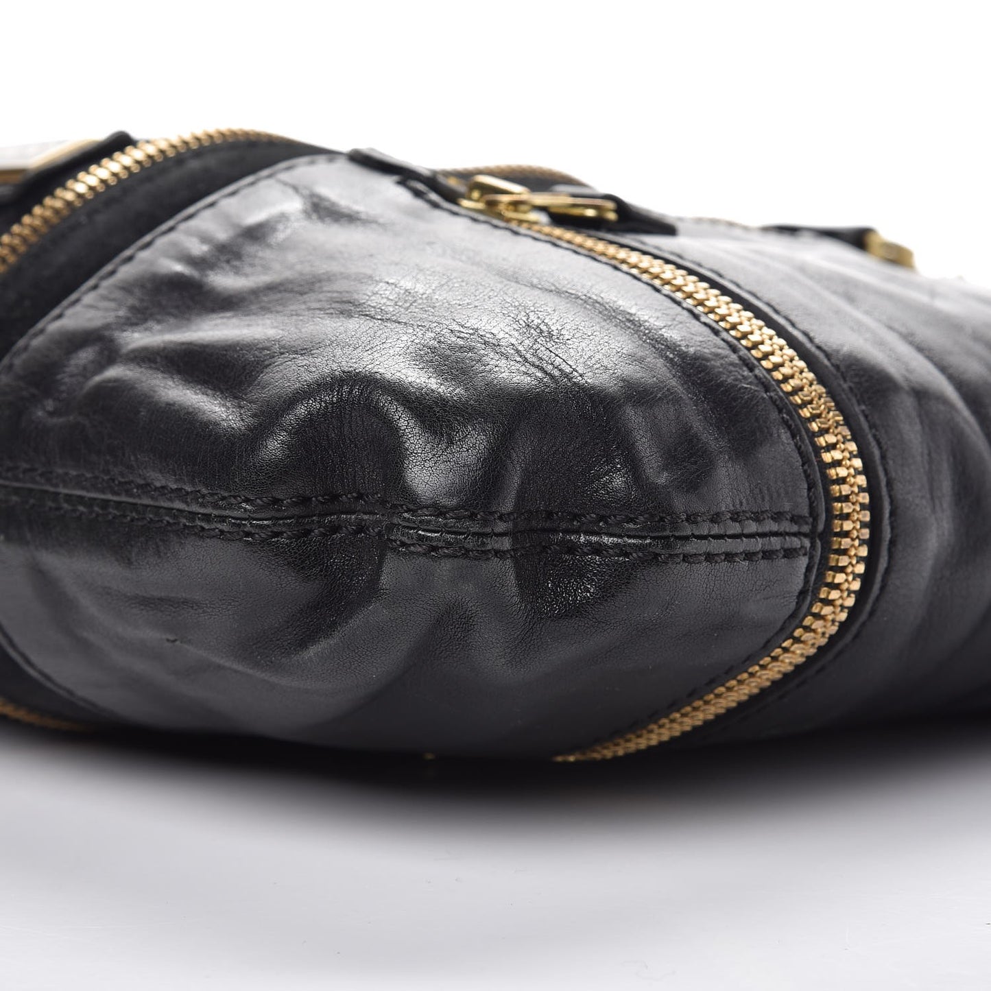 Calfskin Suede Mona Tote Black