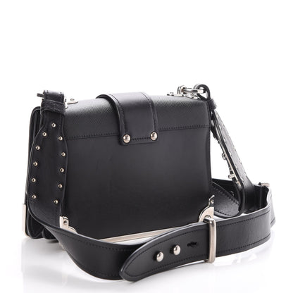 Prada City Calf Saffiano Cahier Bag Nero Black 3 of 7
