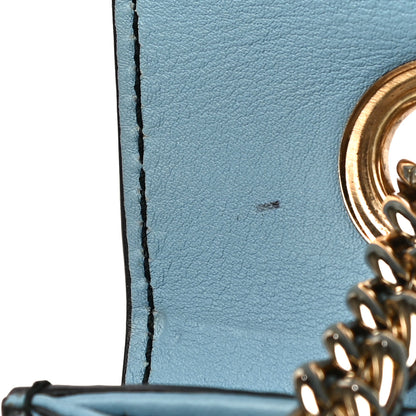 Gucci Soft Microguccissima Mini Emily Chain Shoulder Bag Mineral Blue 15 of 19