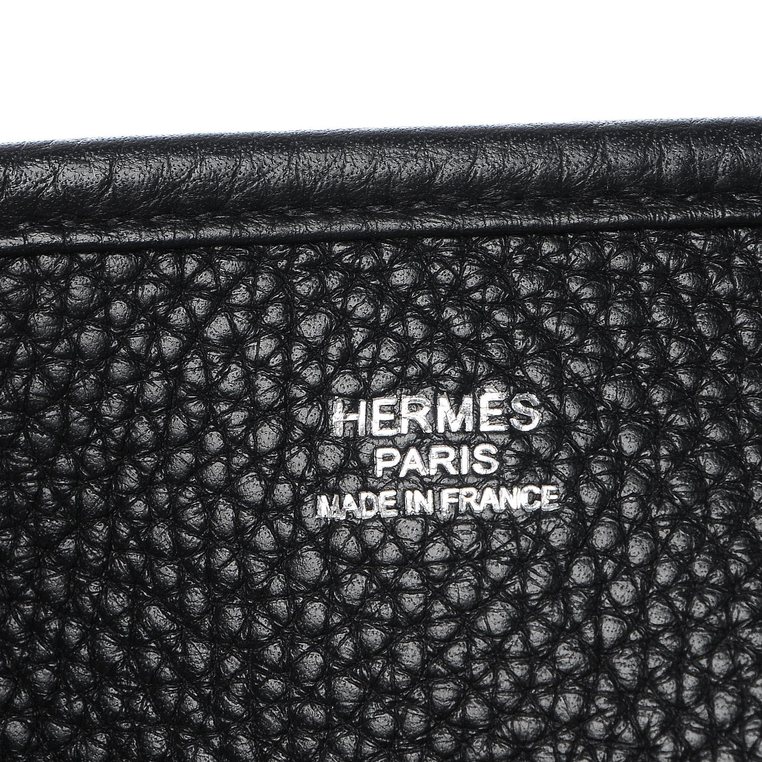 Hermes Taurillon Clemence Evelyne III GM Black 6 of 8