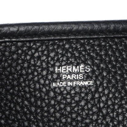 Hermes Taurillon Clemence Evelyne III GM Black 6 of 8