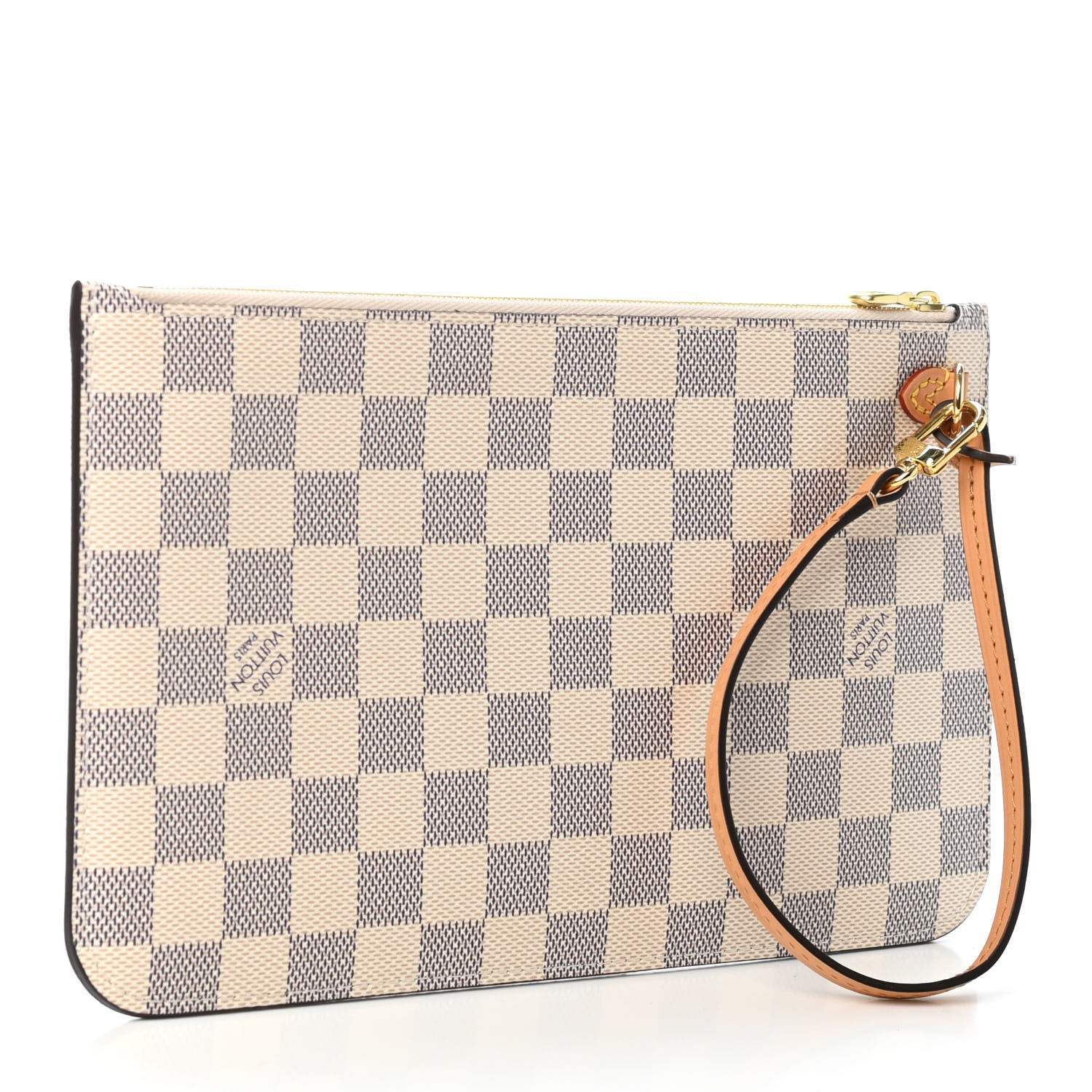 Louis Vuitton Damier Azur Braided Neverfull MM GM Pochette 2 of 4