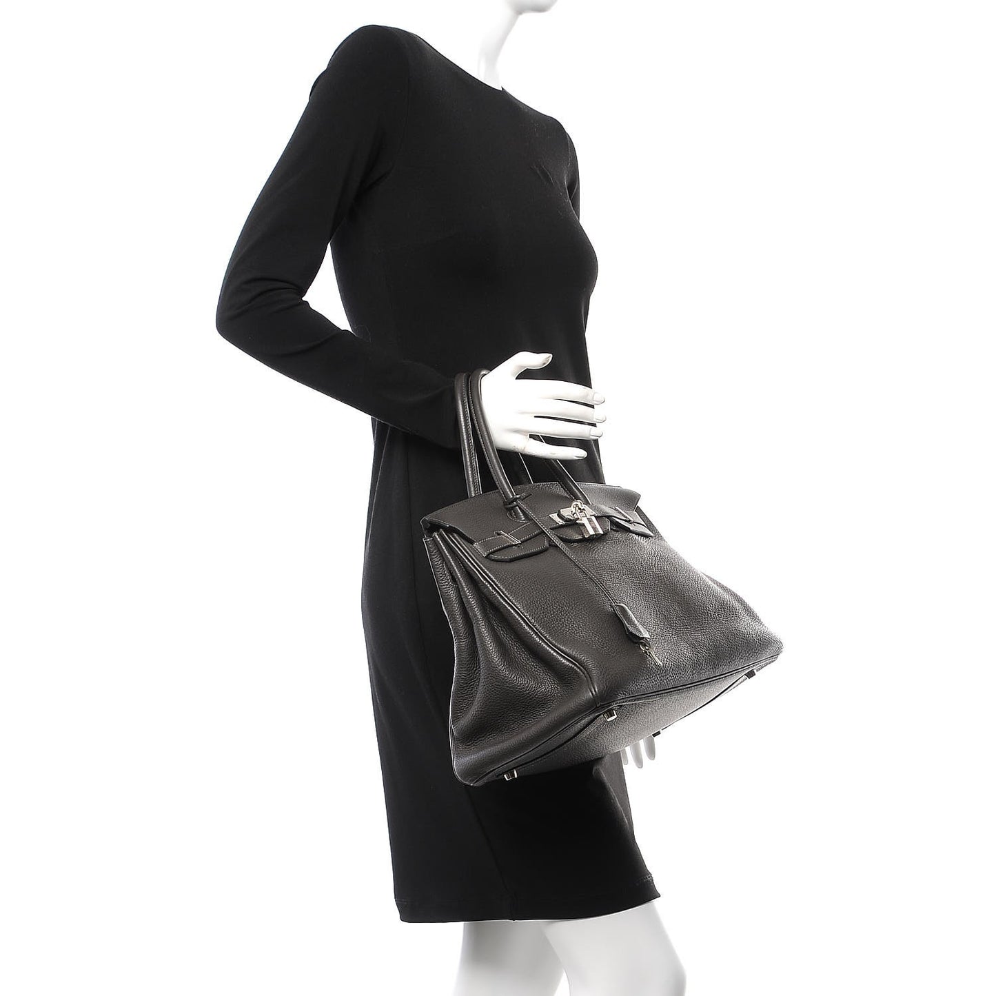 Taurillon Clemence Birkin 35 Graphite