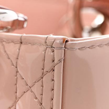 Christian Dior Patent Cannage Medium Lady Dior Rose Clair 32 of 35