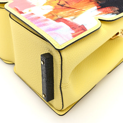 Louis Vuitton Taurillon Embroidered Tenderness Capucines MM Yellow Multicolor 9 of 9