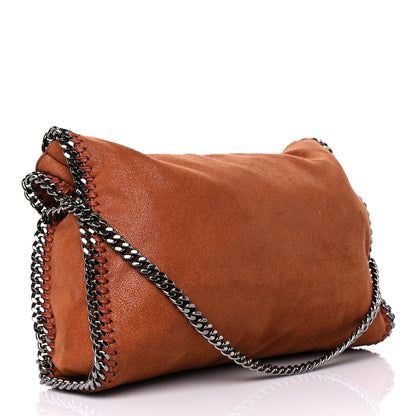 Stella McCartney Shaggy Deer Falabella Fold Over Tote Orange 3 of 8