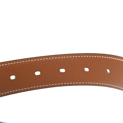 Hermes 135 Togo 32mm Code Belt 95 Black Gold 3 of 7