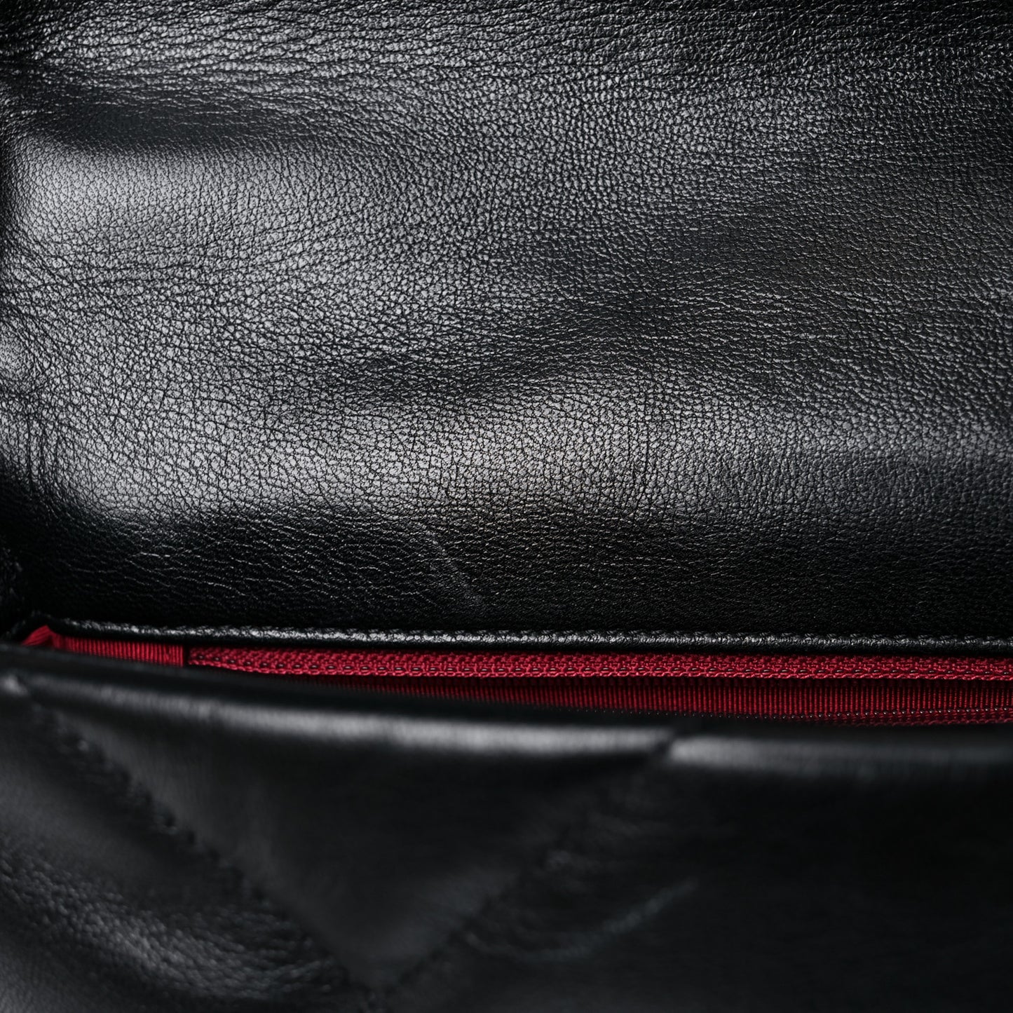 Goatskin Quilted Medium Chanel 19 Flap Black