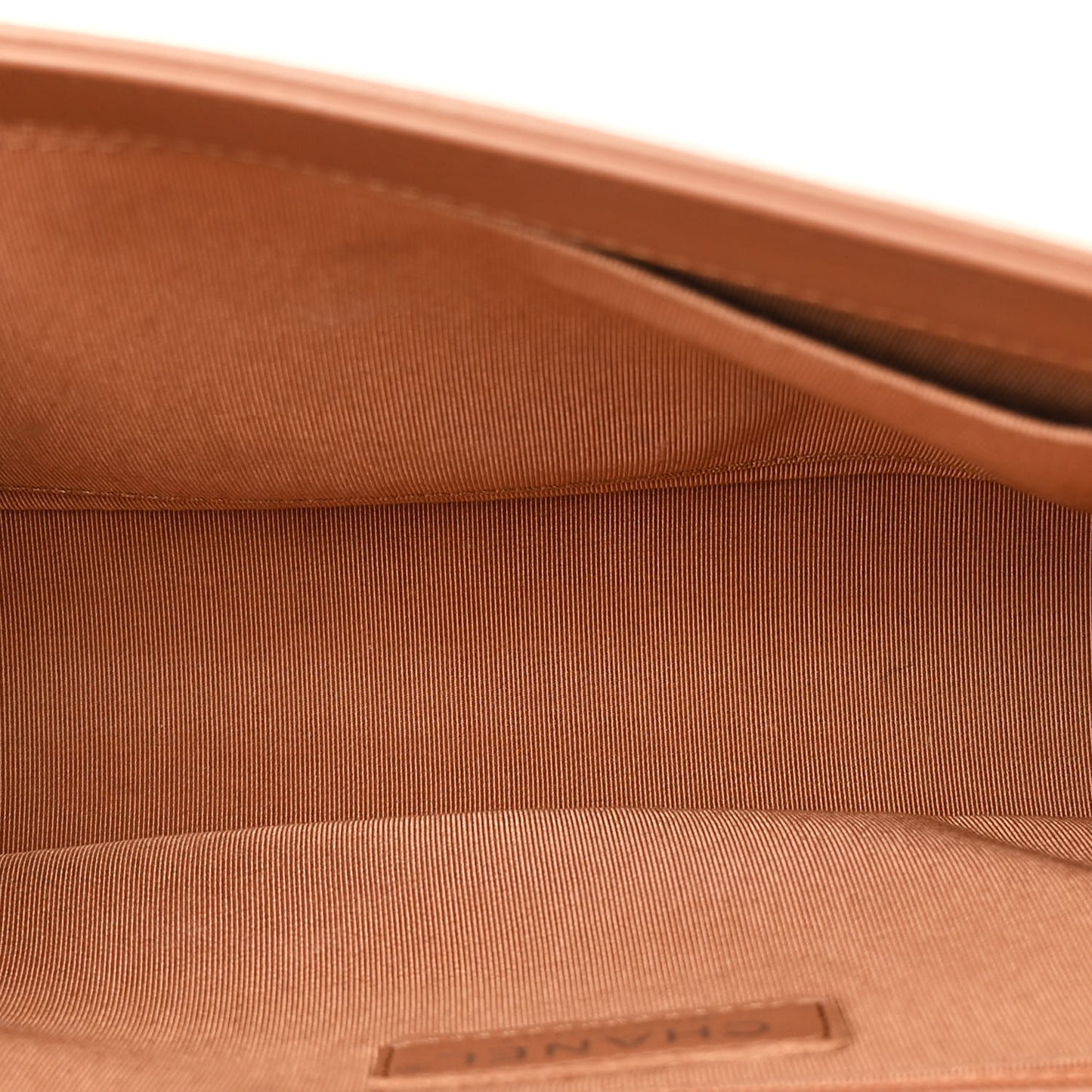 Calfskin Quilted New Medium Boy Flap Dark Beige