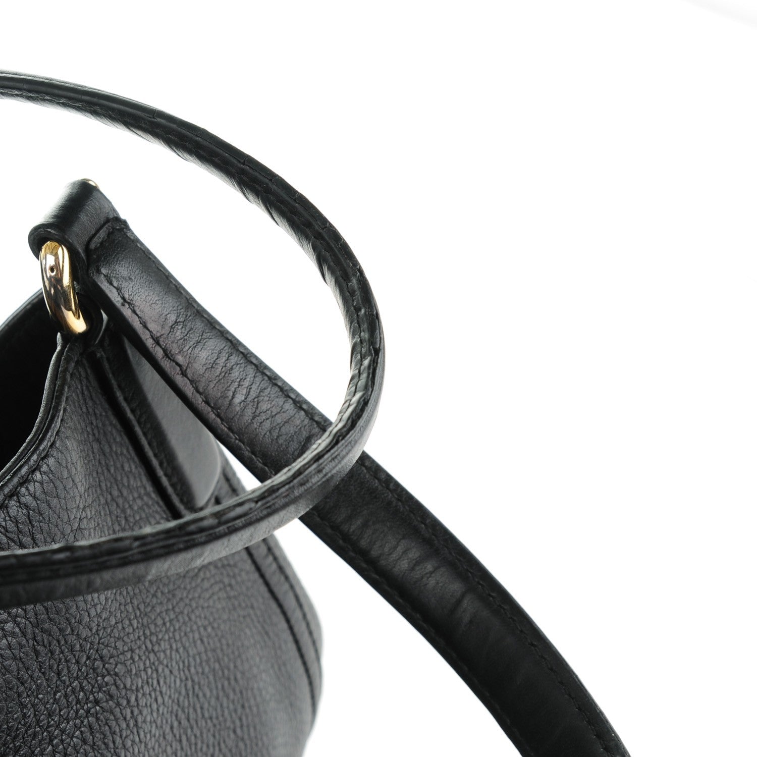 Gucci Pebbled Calfskin Medium Soho Shoulder Bag Black 8 of 9