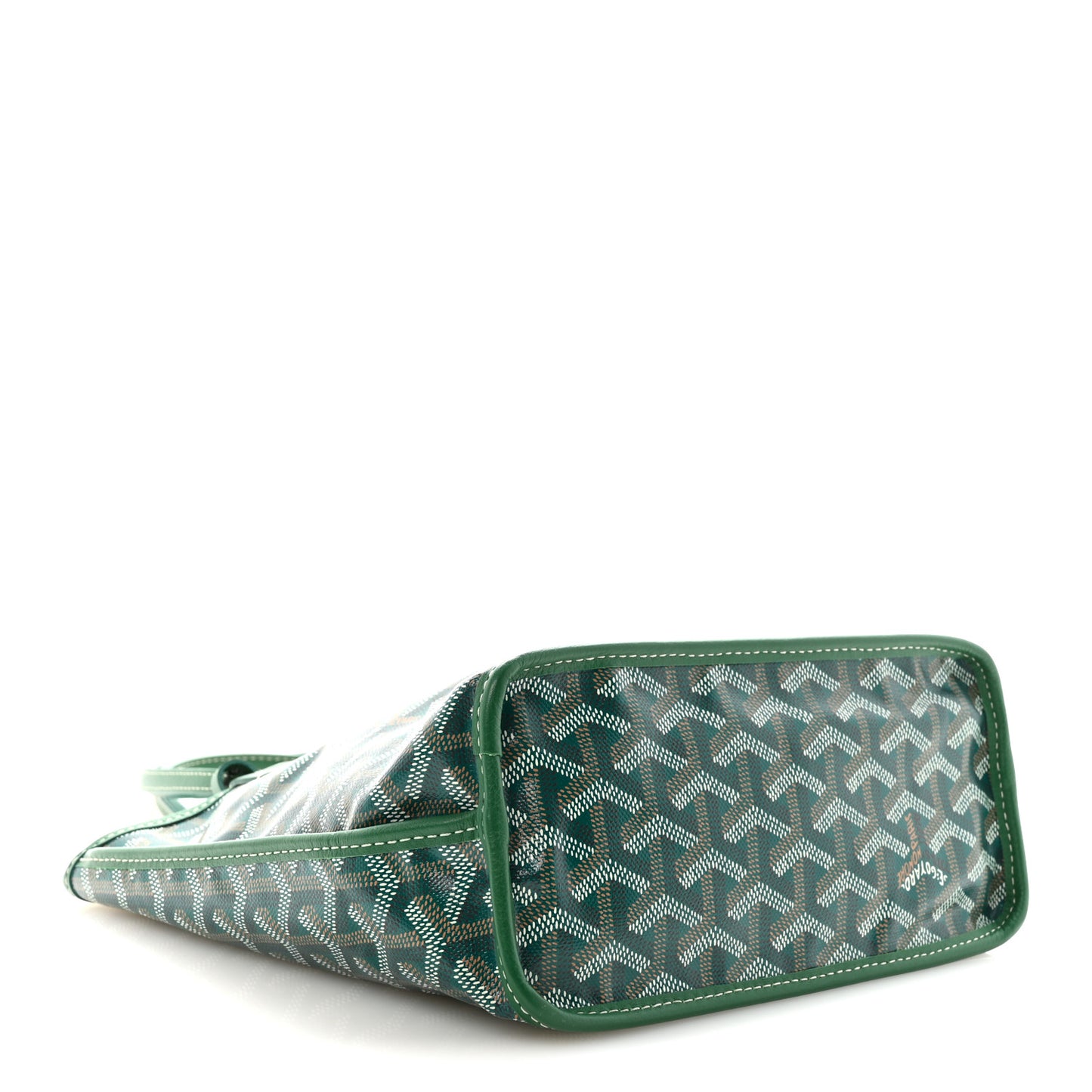 Goyardine Reversible Mini Anjou Green