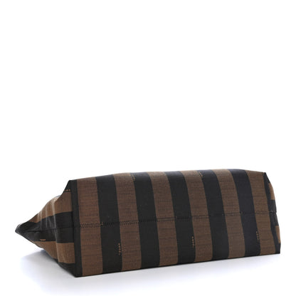 Fendi Pequin Vitello Medium Roll Tote Tobacco Foresta 3 of 4