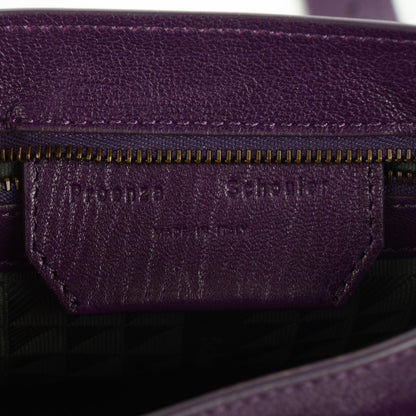 Proenza Schouler Lambskin PS1 Pouch Messenger Grape Jam 13 of 13
