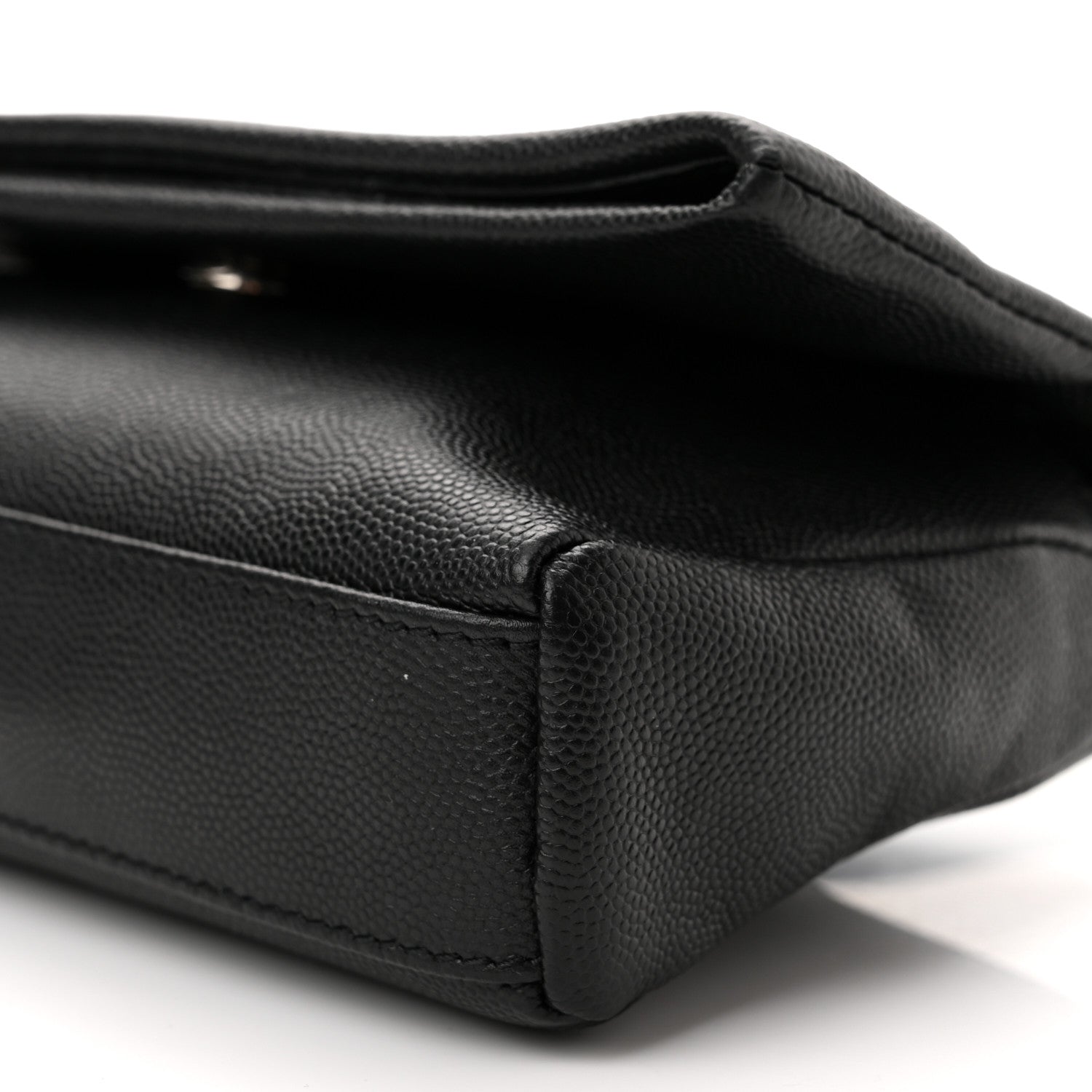 Saint Laurent Grain De Poudre Monogram Toy West Hollywood Fold-Over Bag Black 9 of 10