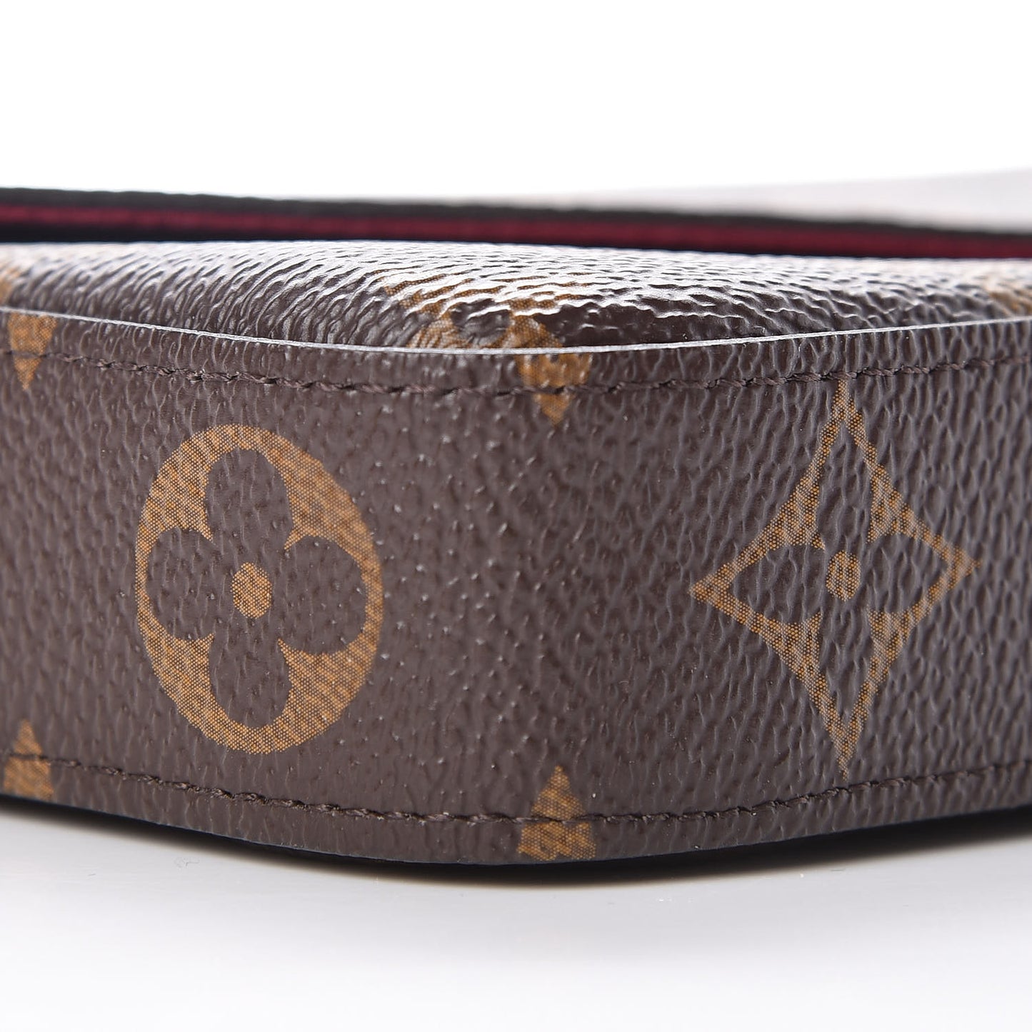 Monogram Pochette Felicie Chain Wallet Fuchsia