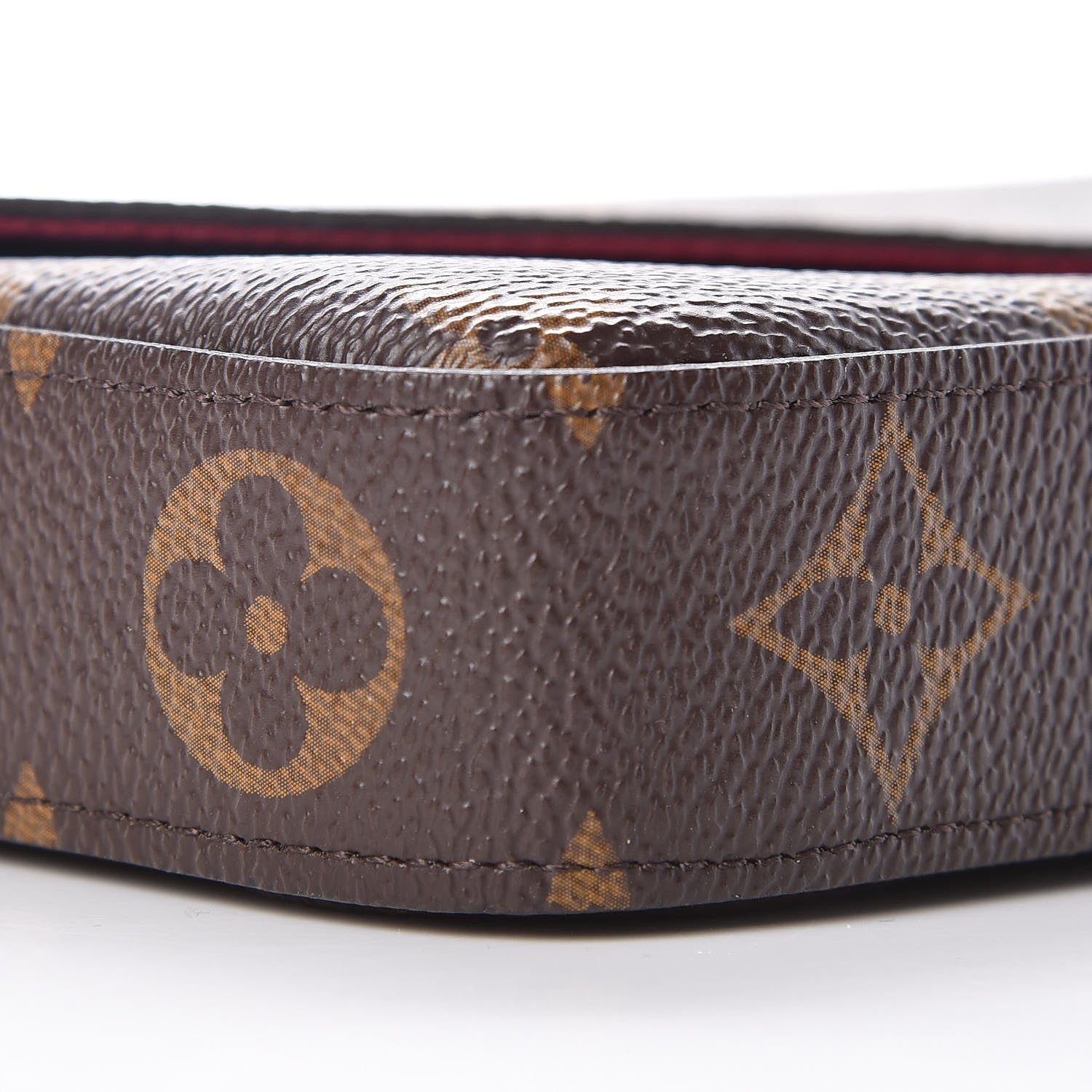 Louis Vuitton Monogram Pochette Felicie Chain Wallet Fuchsia 9 of 11