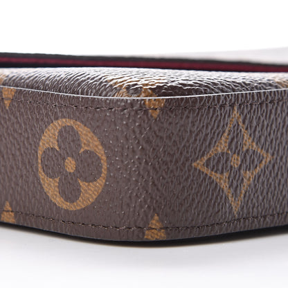 Louis Vuitton Monogram Pochette Felicie Chain Wallet Fuchsia 9 of 11