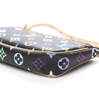 Louis Vuitton Monogram Multicolor Pochette Accessories Black 9 of 11