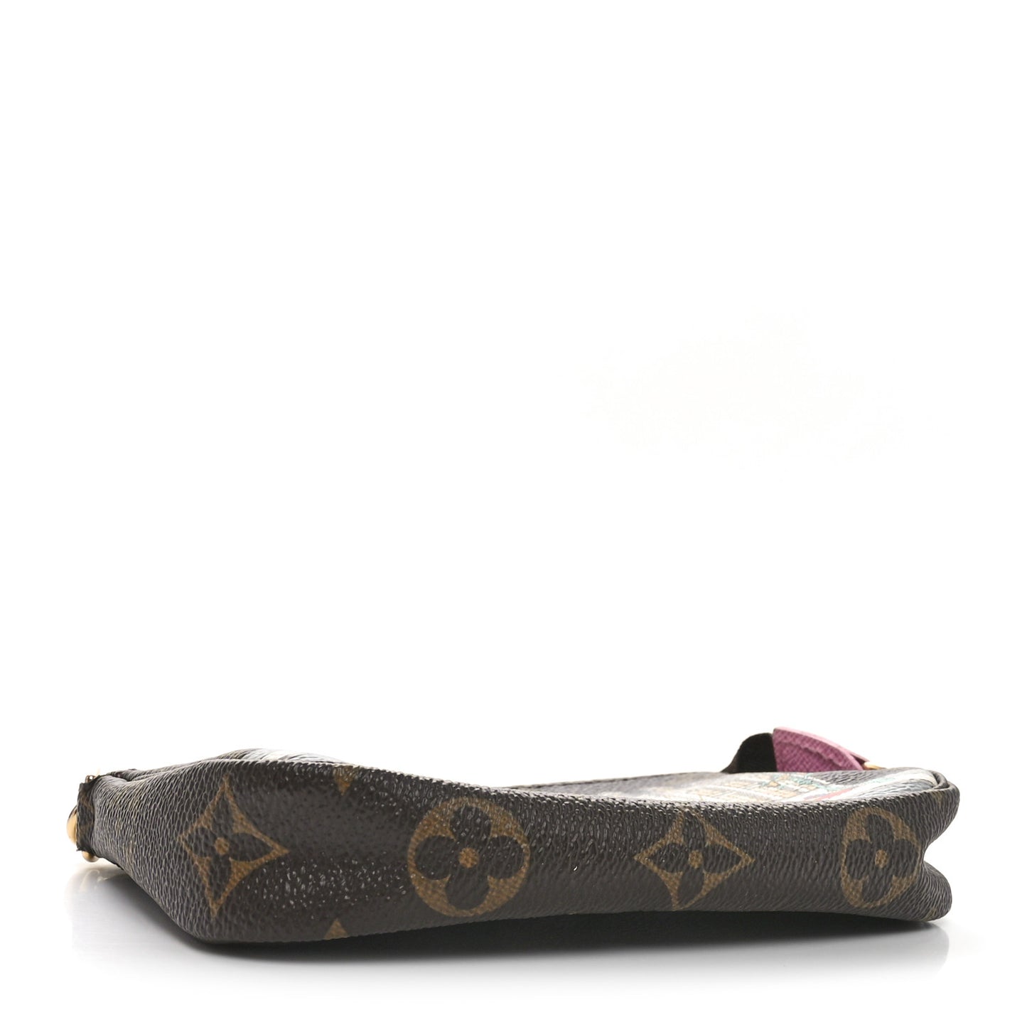 Monogram 2022 Christmas Animation Paris Mini Pochette Accessories Pink