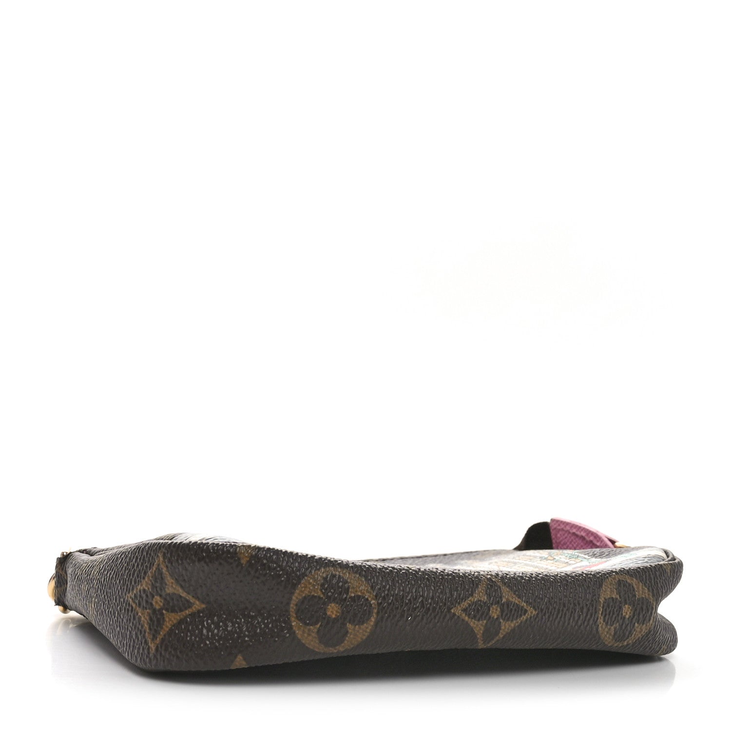 Louis Vuitton Monogram 2022 Christmas Animation Paris Mini Pochette Accessories Pink 4 of 10