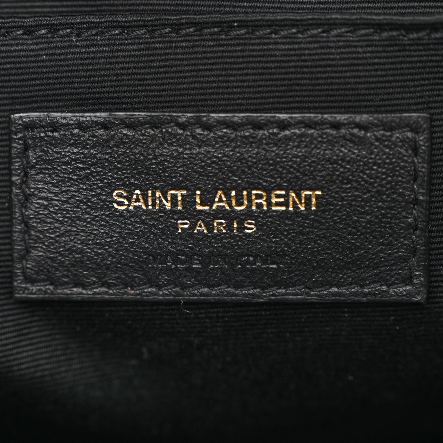 Saint Laurent Calfskin Matelasse Monogram Lou Camera Bag Black 6 of 11