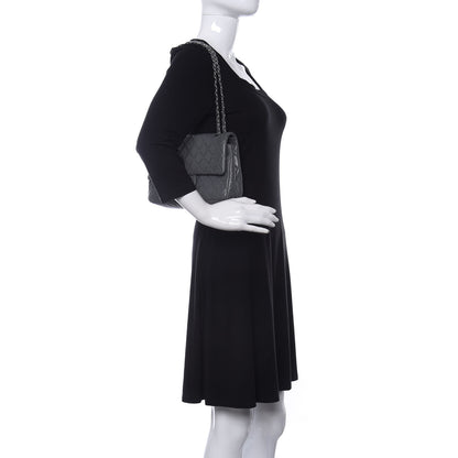 Chanel Lambskin Quilted Medium Double Flap Dark Grey 2 of 10