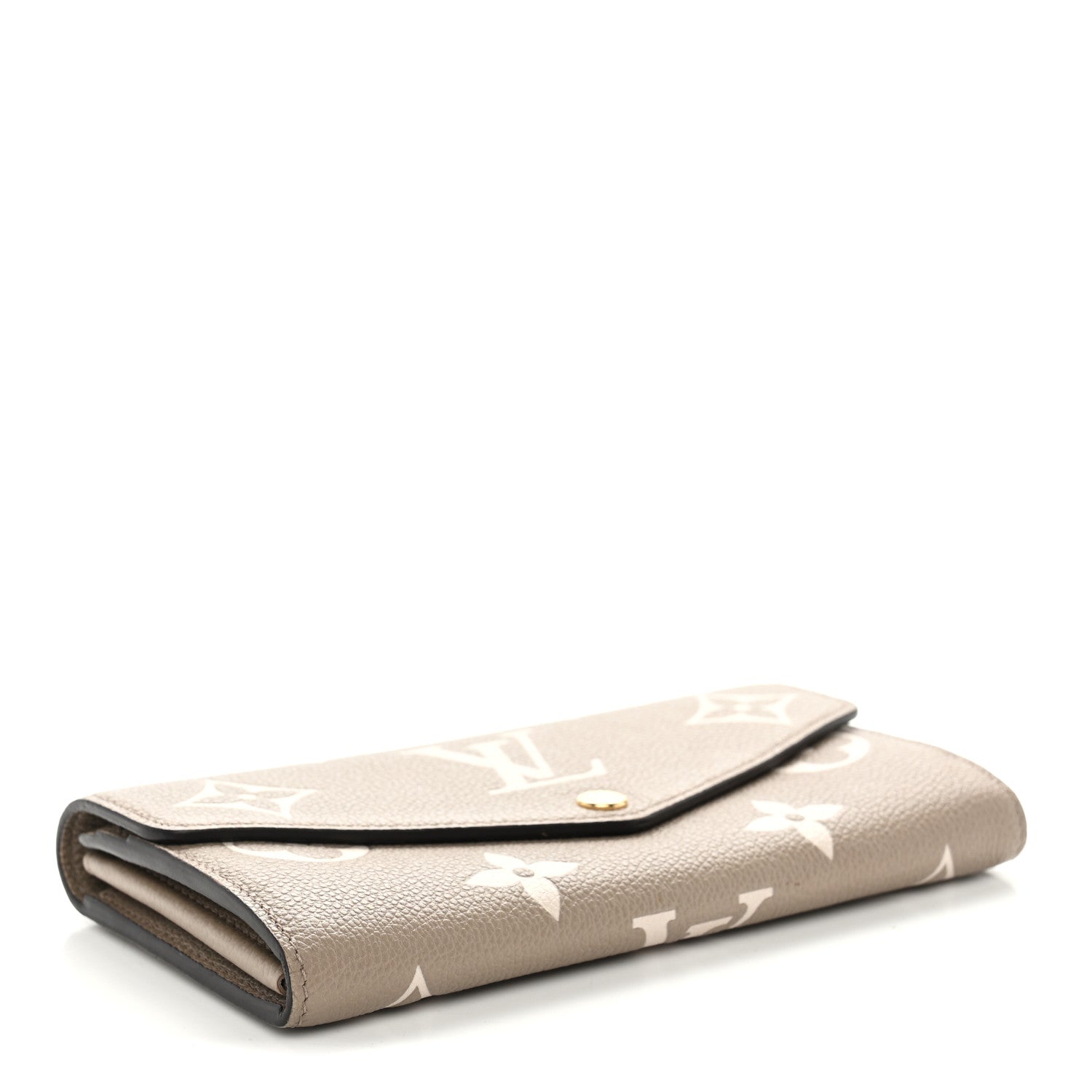 Louis Vuitton Empreinte Monogram Giant Sarah Wallet Tourterelle Creme 4 of 8
