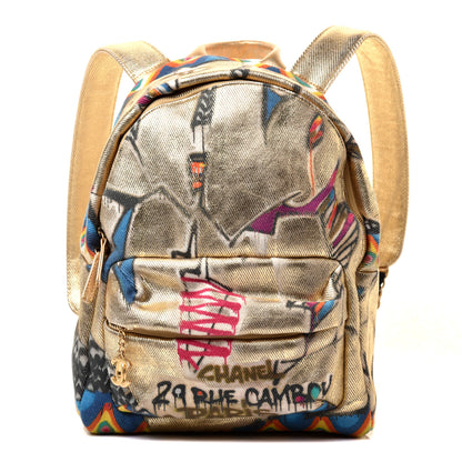 Chanel Graffiti Printed Canvas Street Spirit Backpack Multicolor 1 of 9