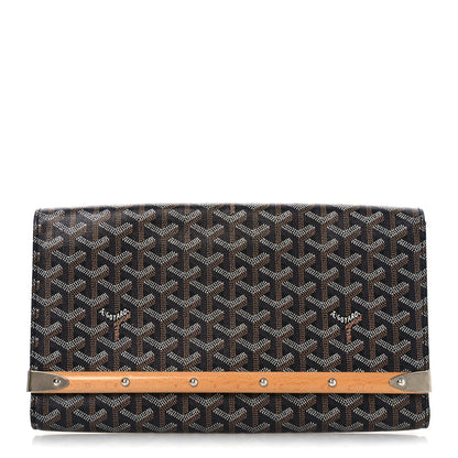 Goyard Goyardine Monte Carlo Bois Clutch Black 1 of 8