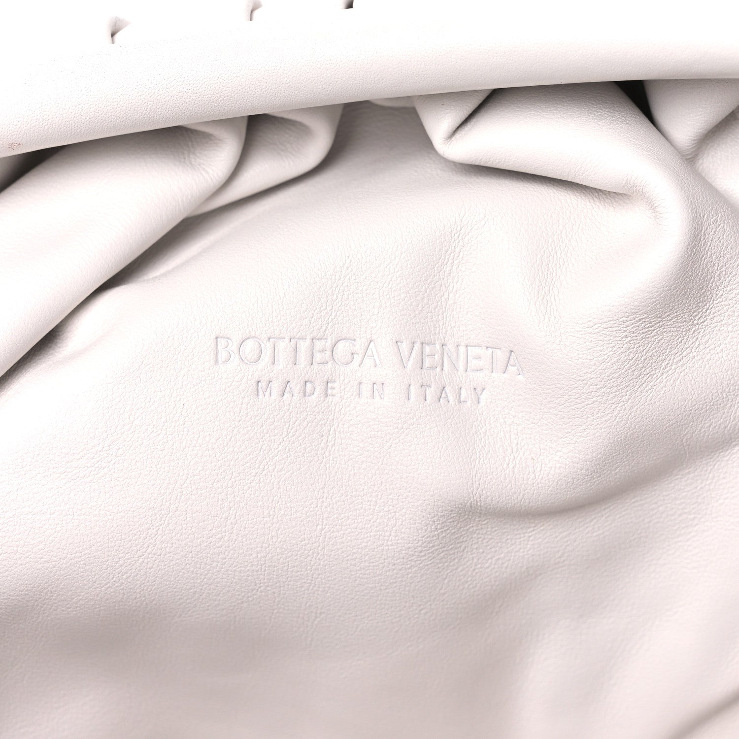 Bottega Veneta Smooth Butter Calf The Pouch Oversized Clutch Mist 6 of 9