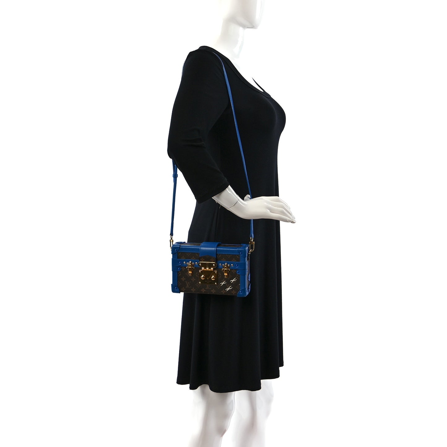 Monogram Petite Malle Blue Royal