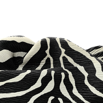 Bottega Veneta Nappa Zebra Print The Pouch Oversized Clutch White Black 8 of 10