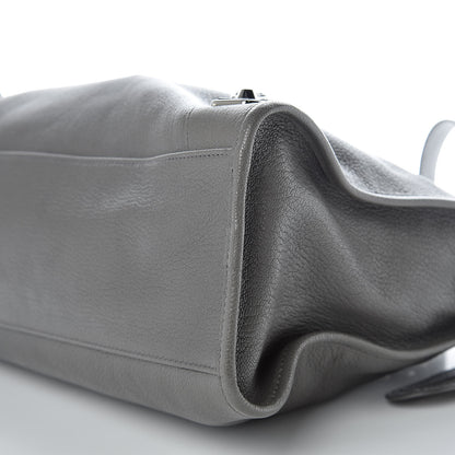 Balenciaga Chevre Silver Metallic Edge Hardware City Gris Acier 9 of 9
