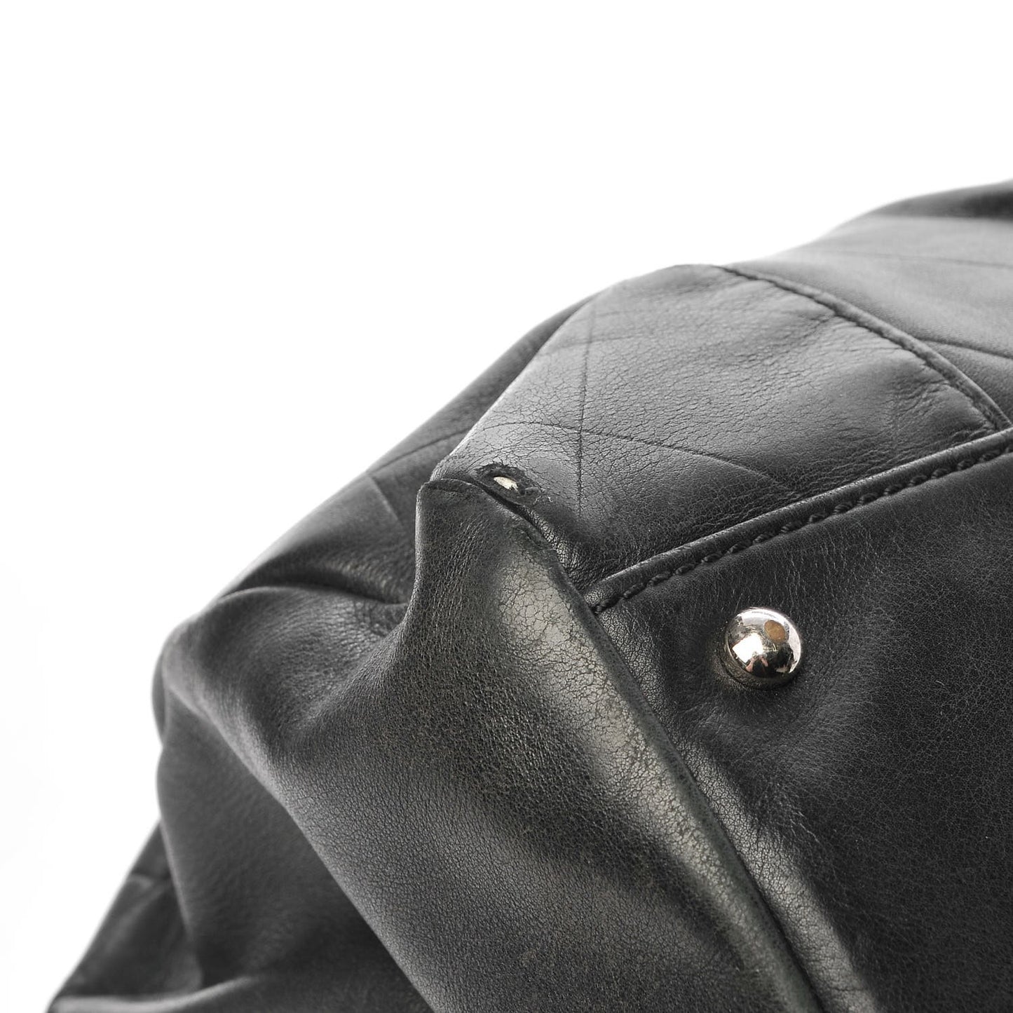 Calfskin CC Chevron All Day Long Boston Black