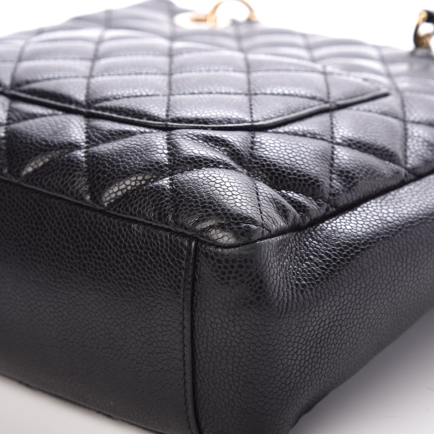 Chanel Caviar Quilted Petit Shopping Tote PST Black 12 of 12