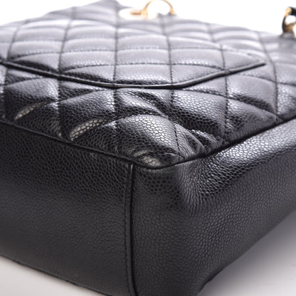 Chanel Caviar Quilted Petit Shopping Tote PST Black 12 of 12