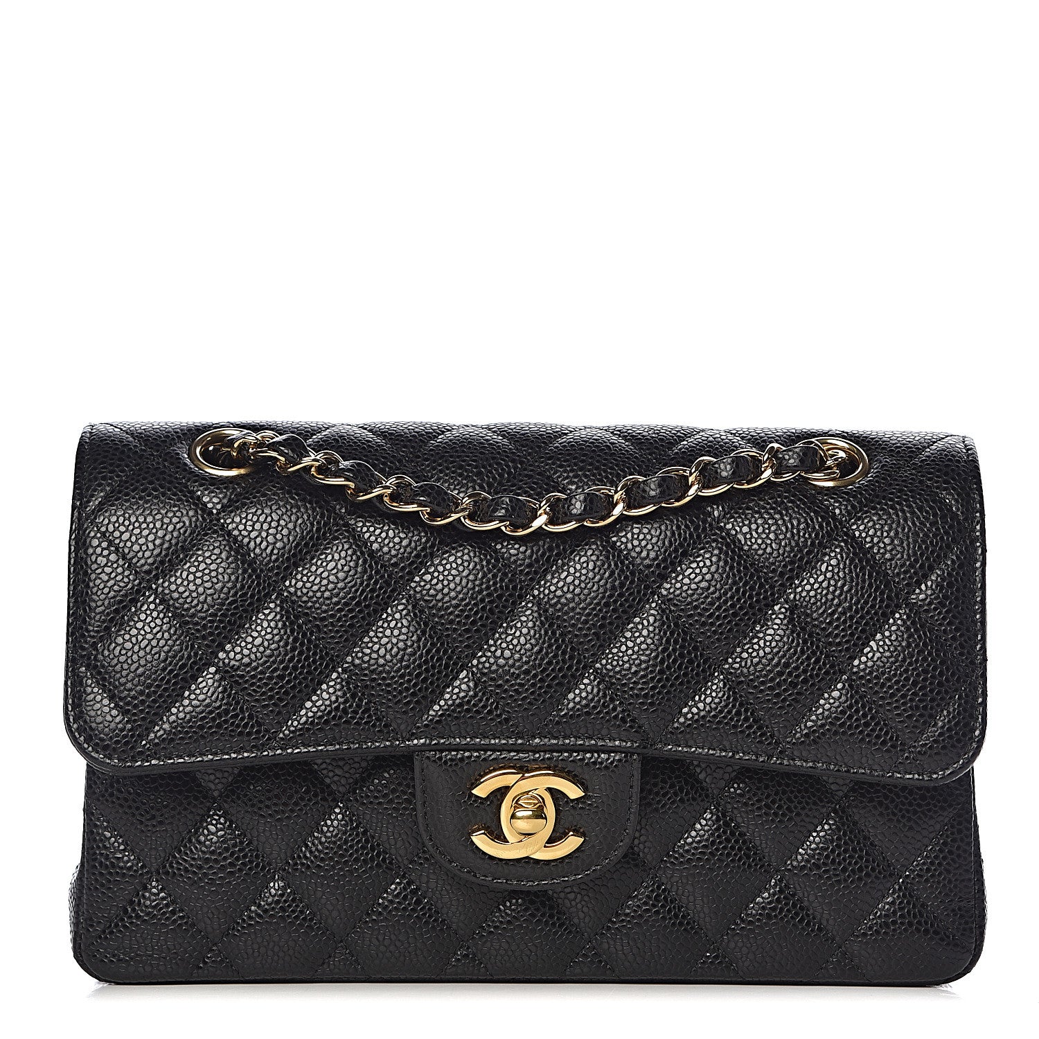 Chanel Caviar Quilted Small Double Flap Black 1 of 11
