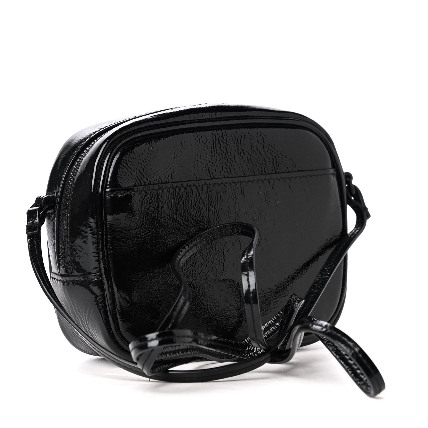 Saint Laurent Sequin Patent Monogram Blogger Bag Black 2 of 4