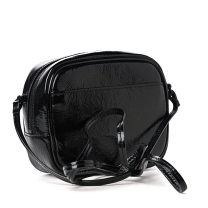 Saint Laurent Sequin Patent Monogram Blogger Bag Black 2 of 4