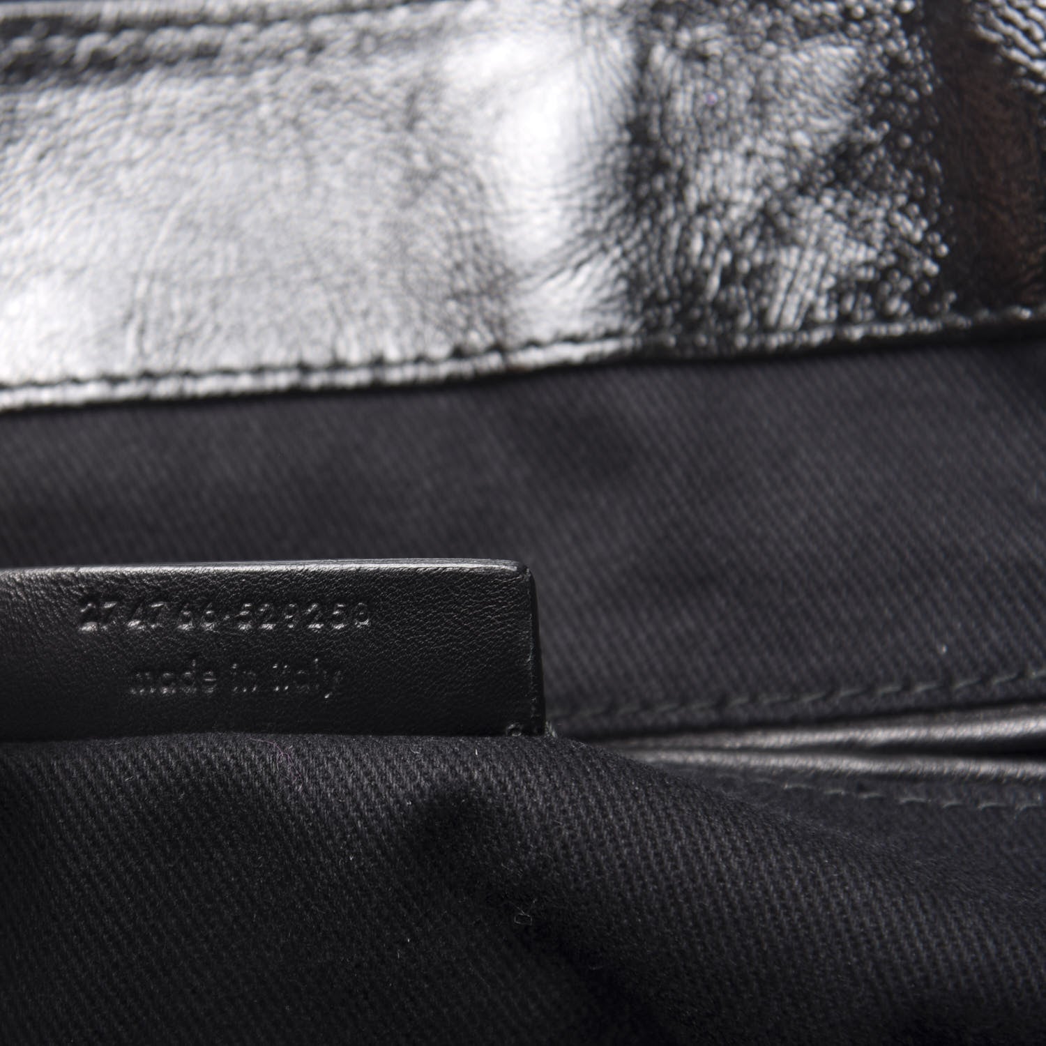 Saint Laurent Calfskin Medium Travel Muse Two Cabas Brown Blue 7 of 13