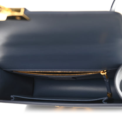 Christian Dior Smooth Calfskin 30 Montaigne Flap Bag Blue 5 of 8